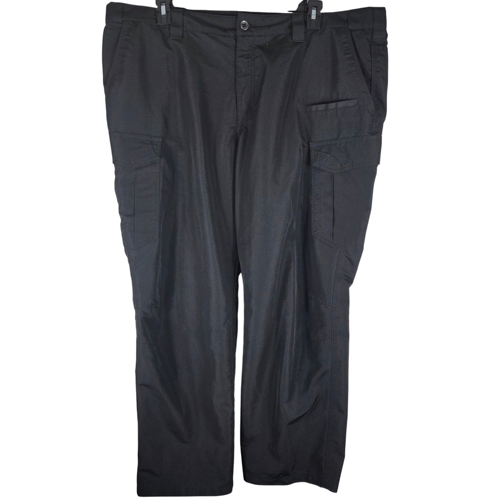 5.11 Tactical Mens Black Ripstop Cargo Pants‎ 46x30 Work Outdoor Trousers